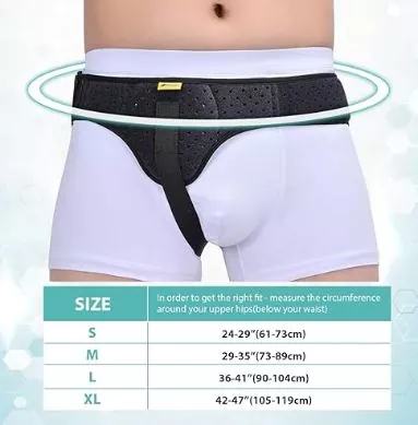 Suport del cinturó d'hèrnia inguinal